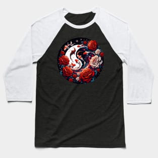 Abstract Koi Pond Art Baseball T-Shirt